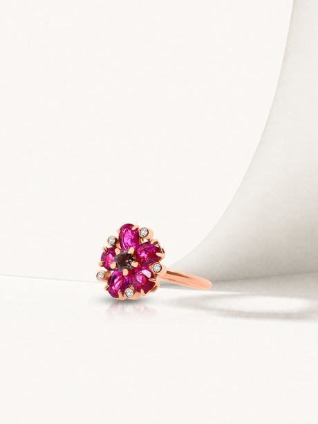 CHLORIS FLOWER RING - Aubrey Gems